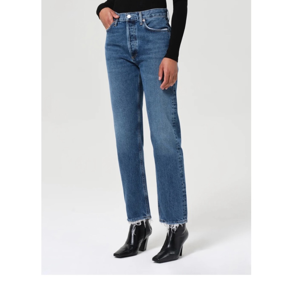 AGOLDE 90’s Pinch Waist High Rise Straight Women's Jeans Denim size 24